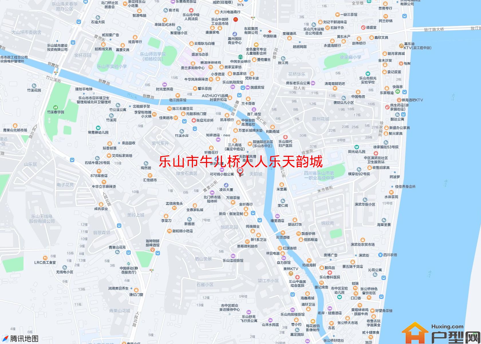 牛儿桥人人乐天韵城小区 - 户型网