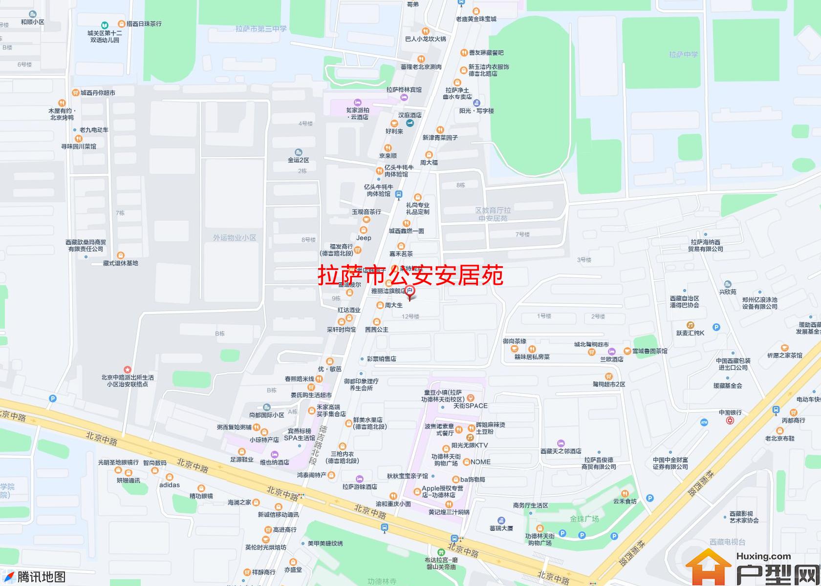 公安安居苑小区 - 户型网