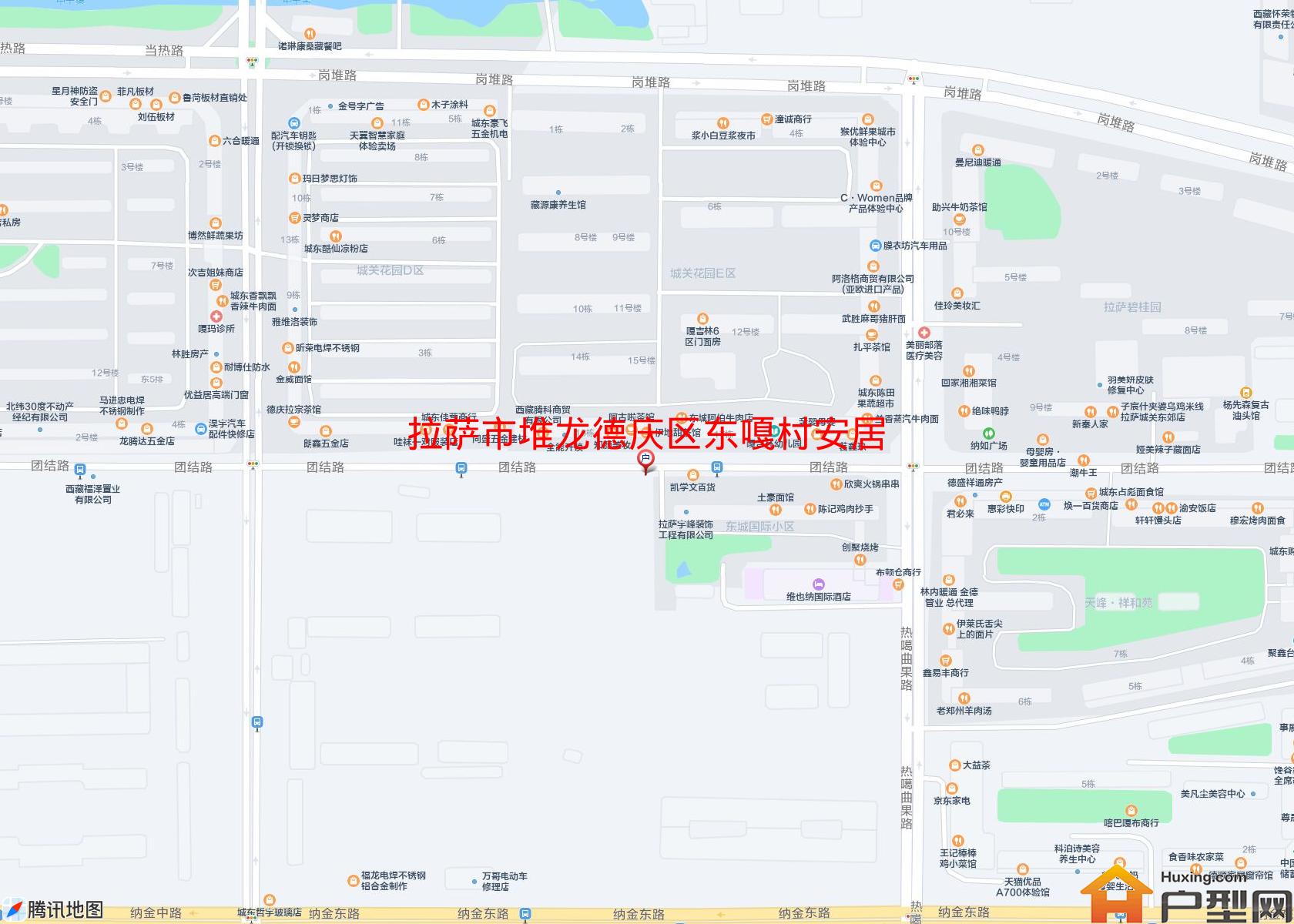 堆龙德庆区东嘎村安居小区小区 - 户型网