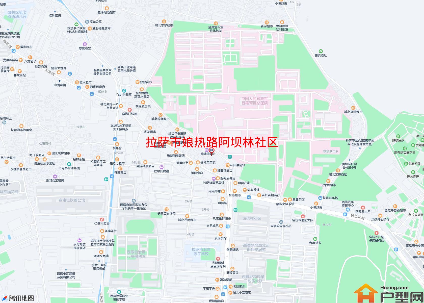 娘热路阿坝林社区小区 - 户型网