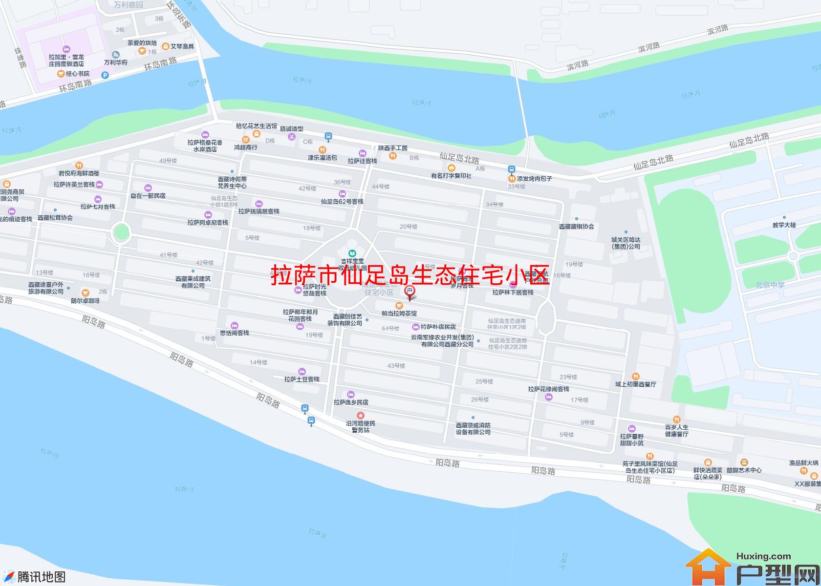 仙足岛生态住宅小区小区 - 户型网