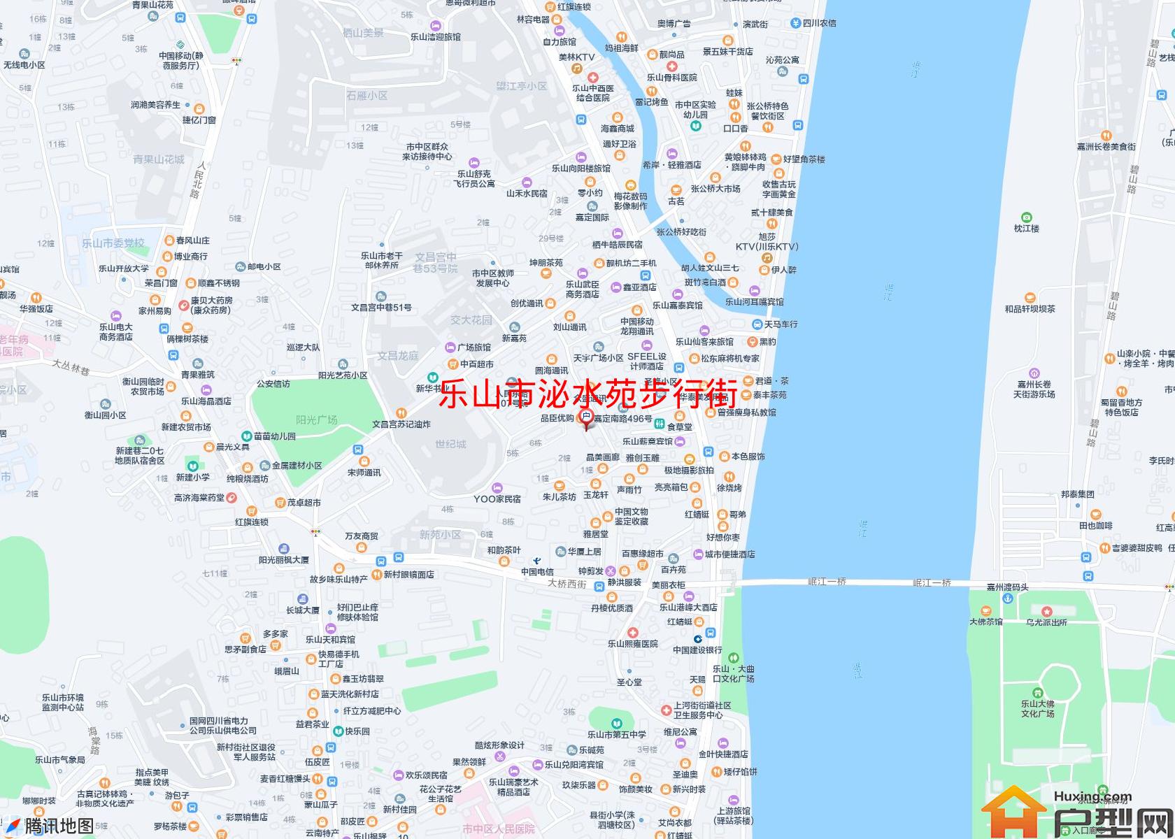 泌水苑步行街小区 - 户型网
