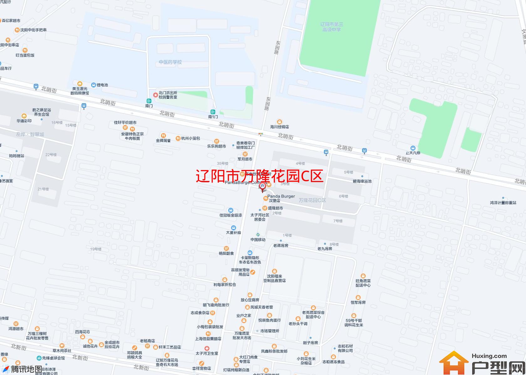 万隆花园C区小区 - 户型网