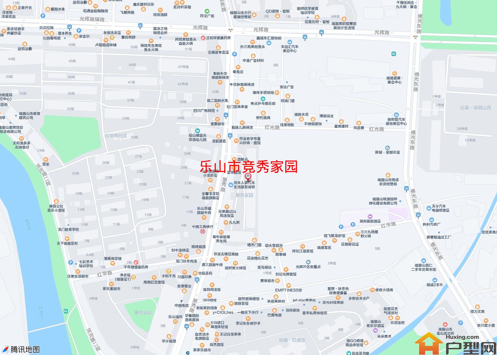 竞秀家园小区 - 户型网