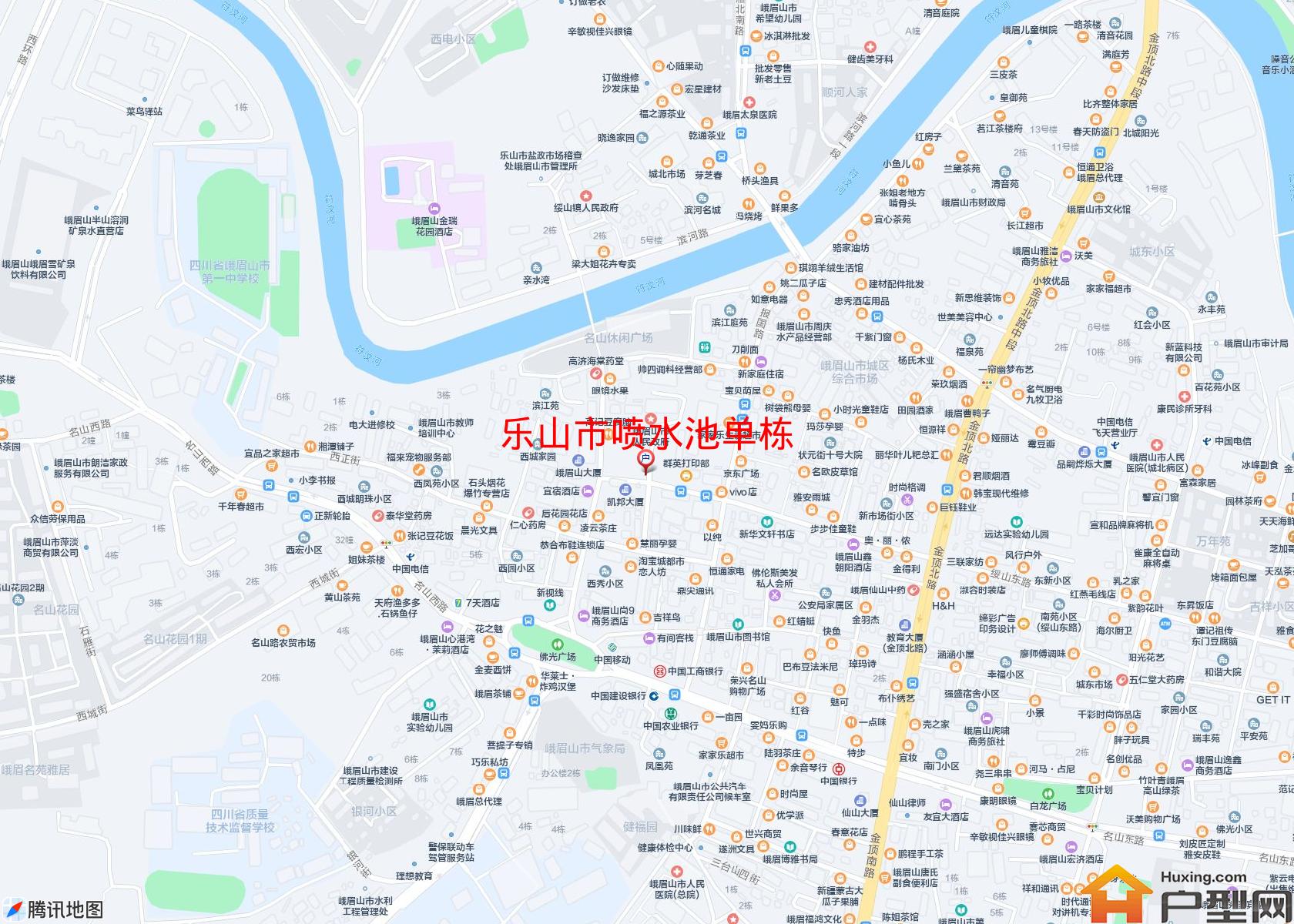 喷水池单栋小区 - 户型网