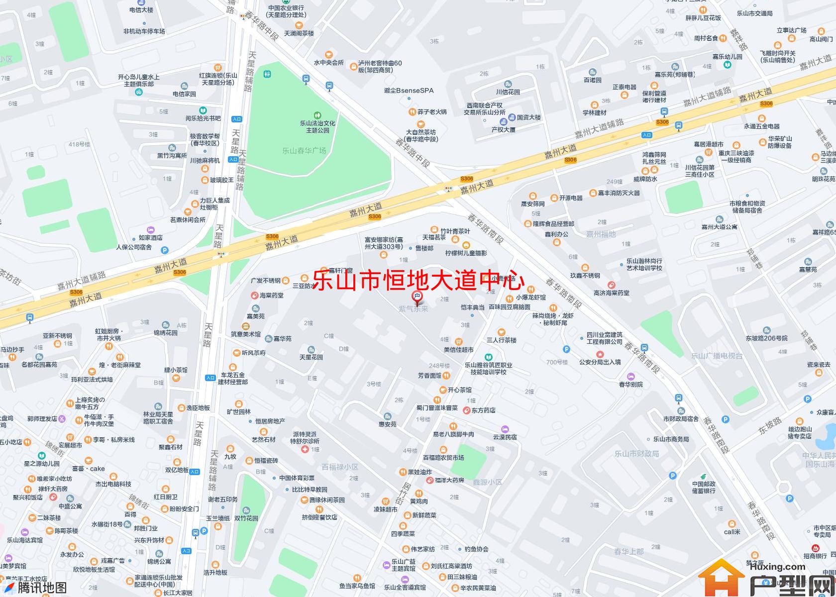 恒地大道中心小区 - 户型网