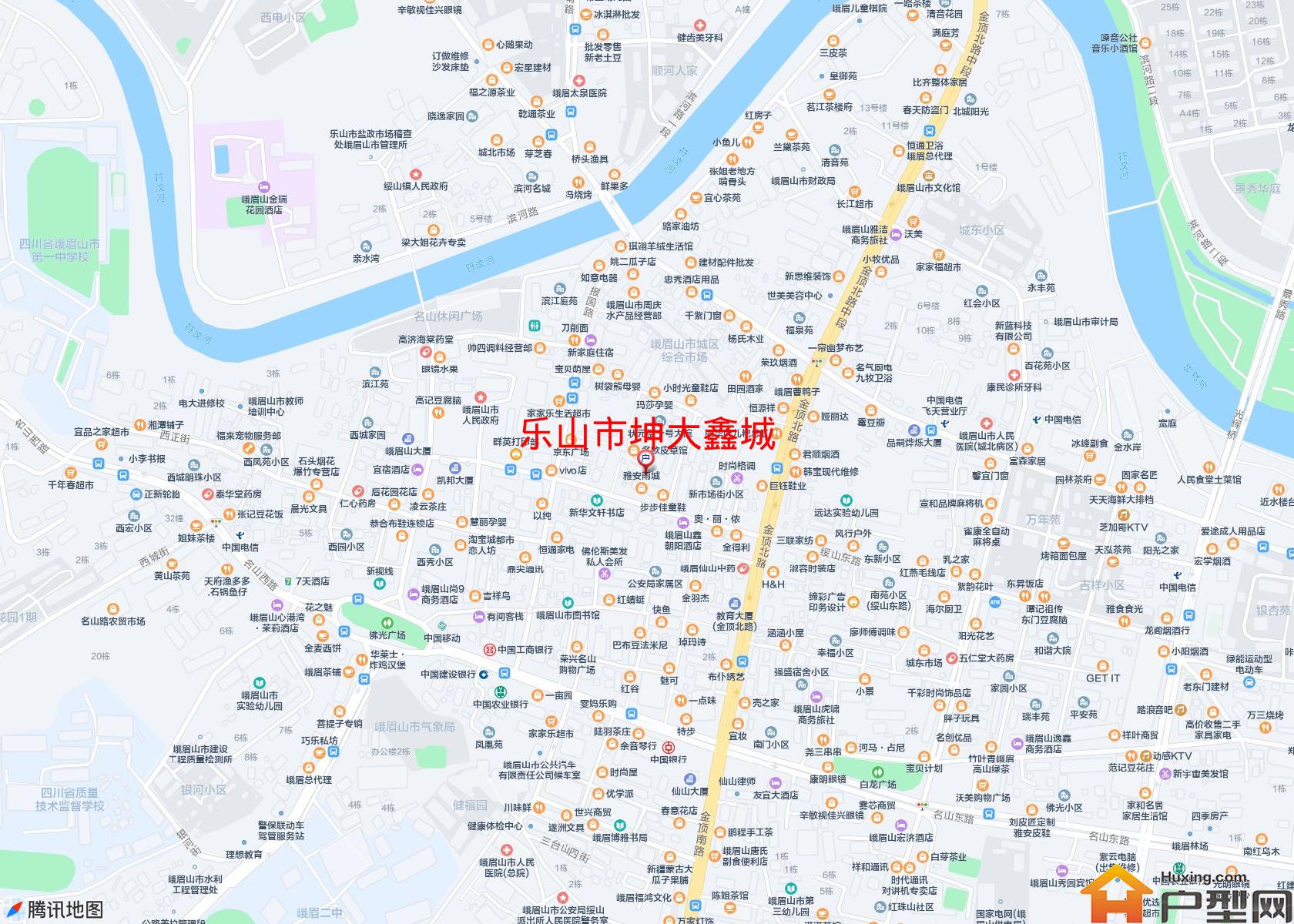 坤大鑫城小区 - 户型网
