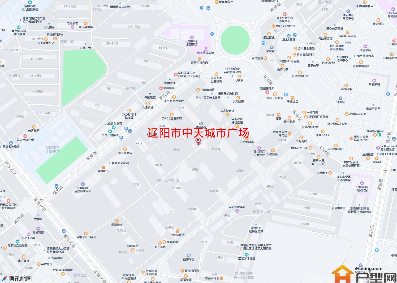 中天城市广场小区 - 户型网