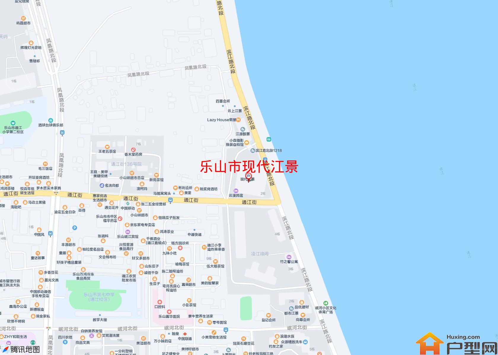 现代江景小区 - 户型网