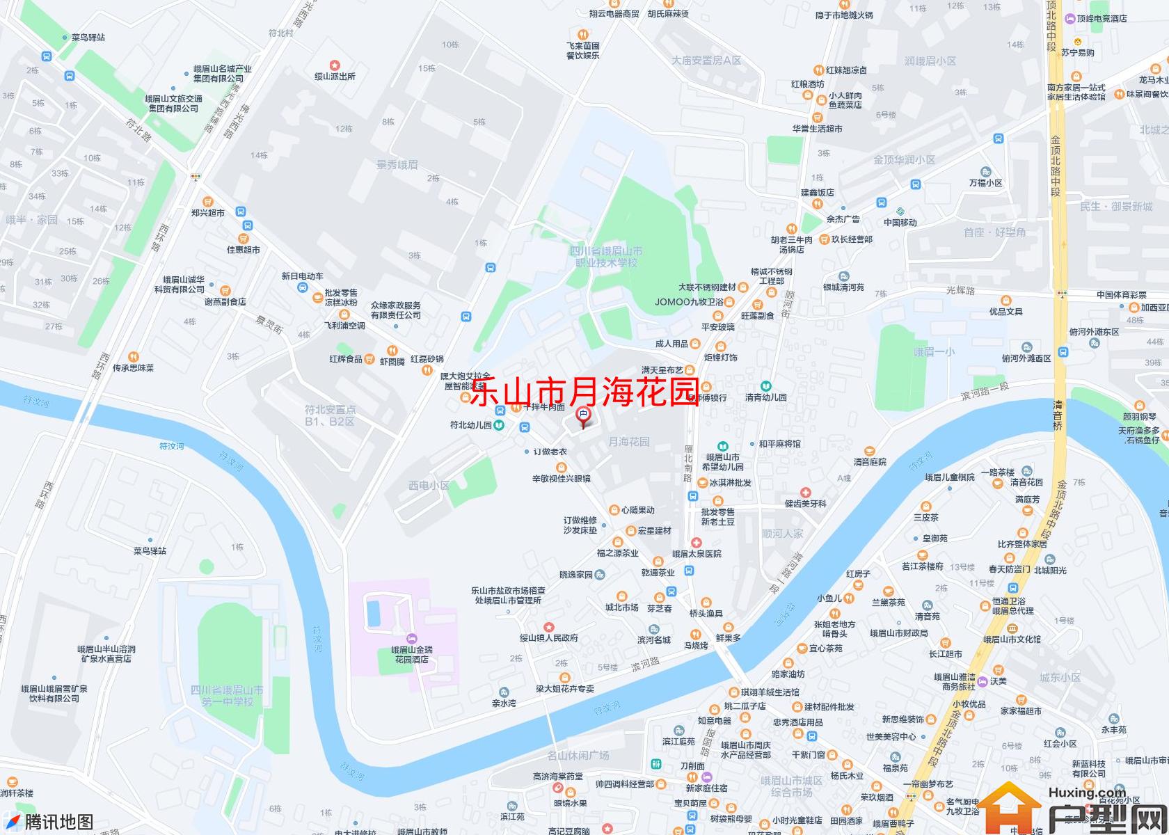 月海花园小区 - 户型网