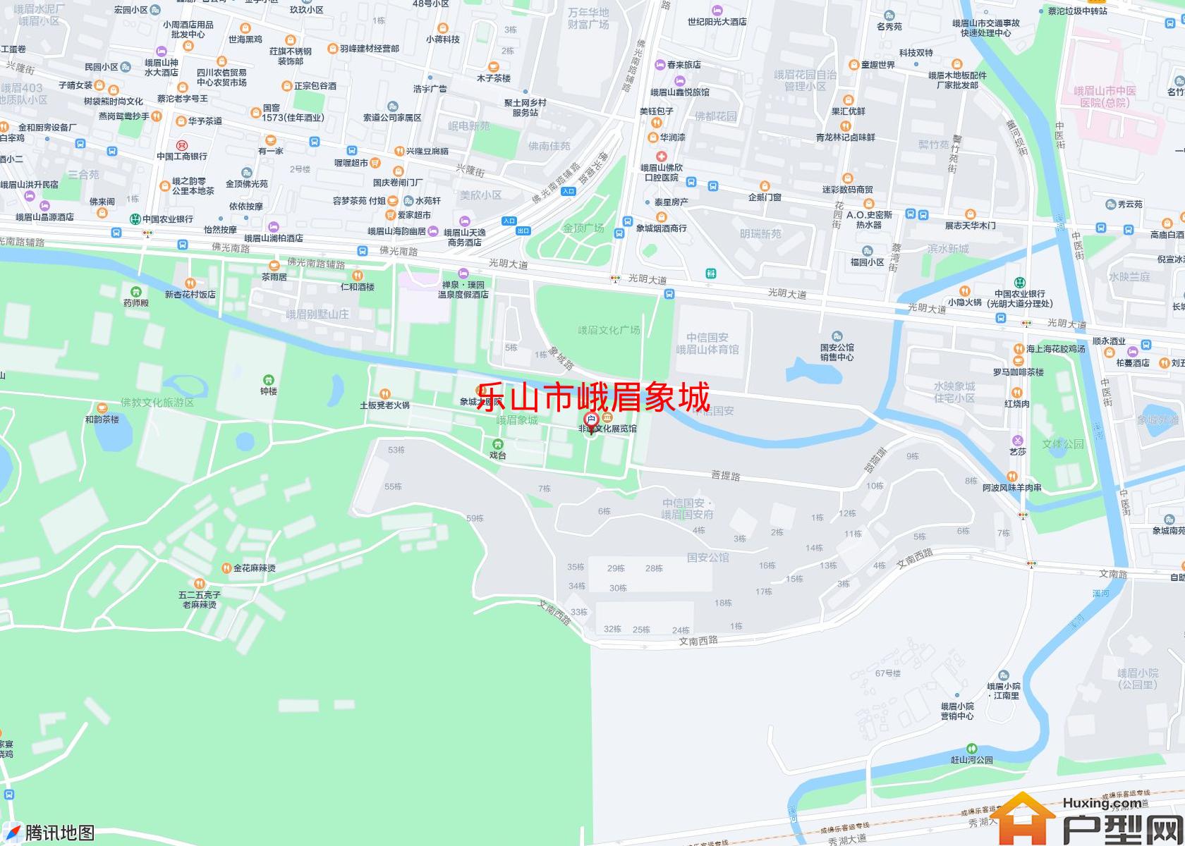 峨眉象城小区 - 户型网