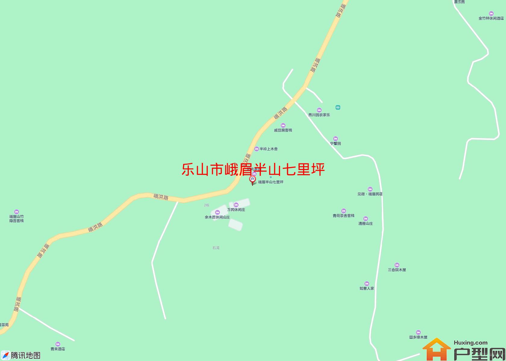 峨眉半山七里坪小区 - 户型网
