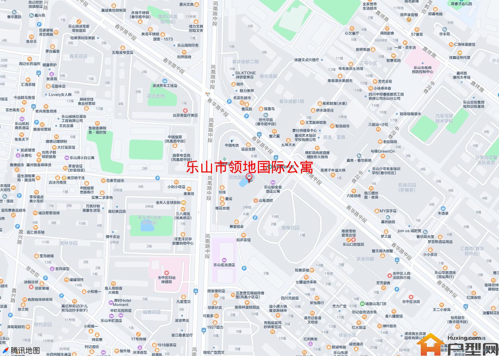 领地国际公寓小区 - 户型网