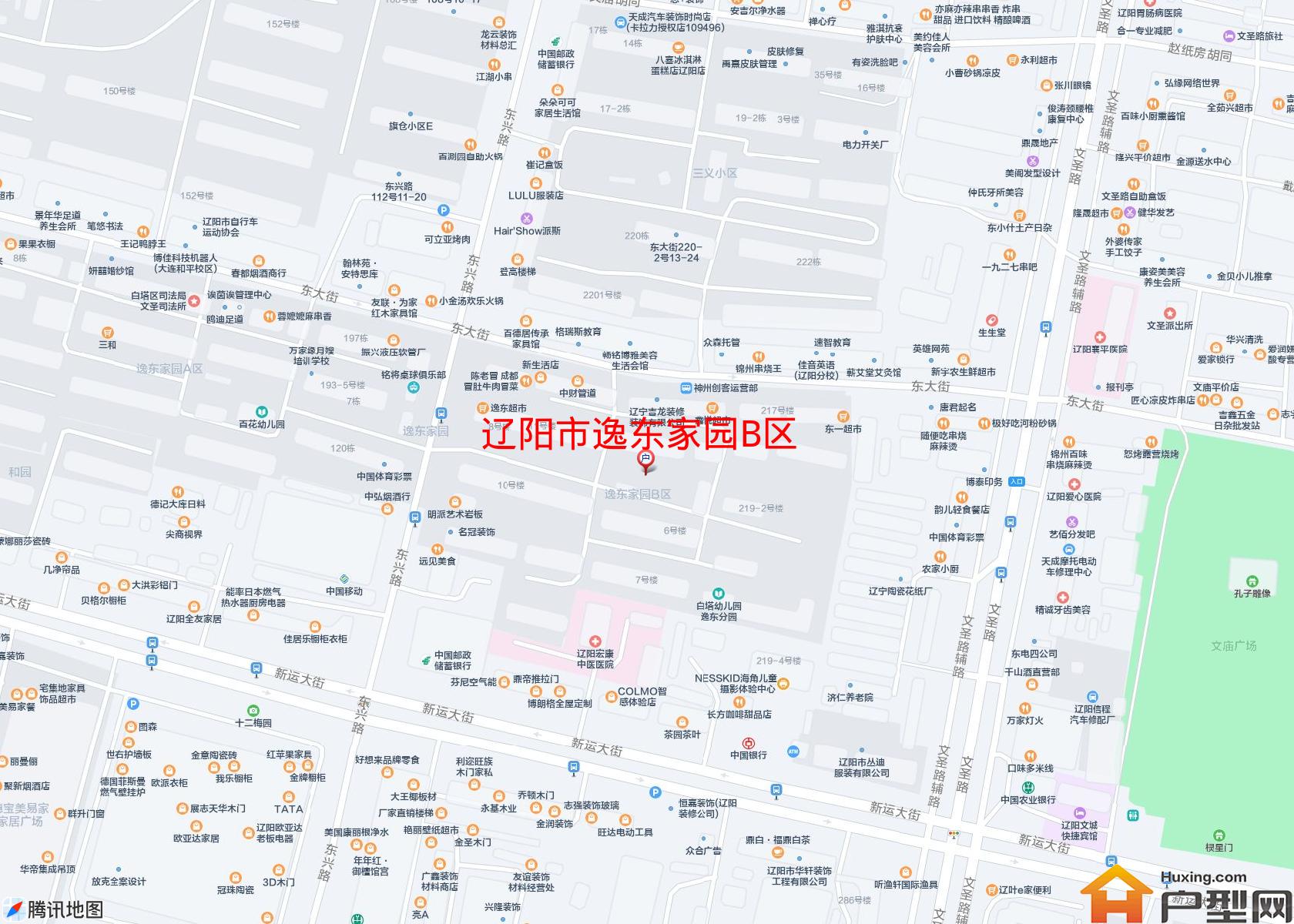 逸东家园B区小区 - 户型网