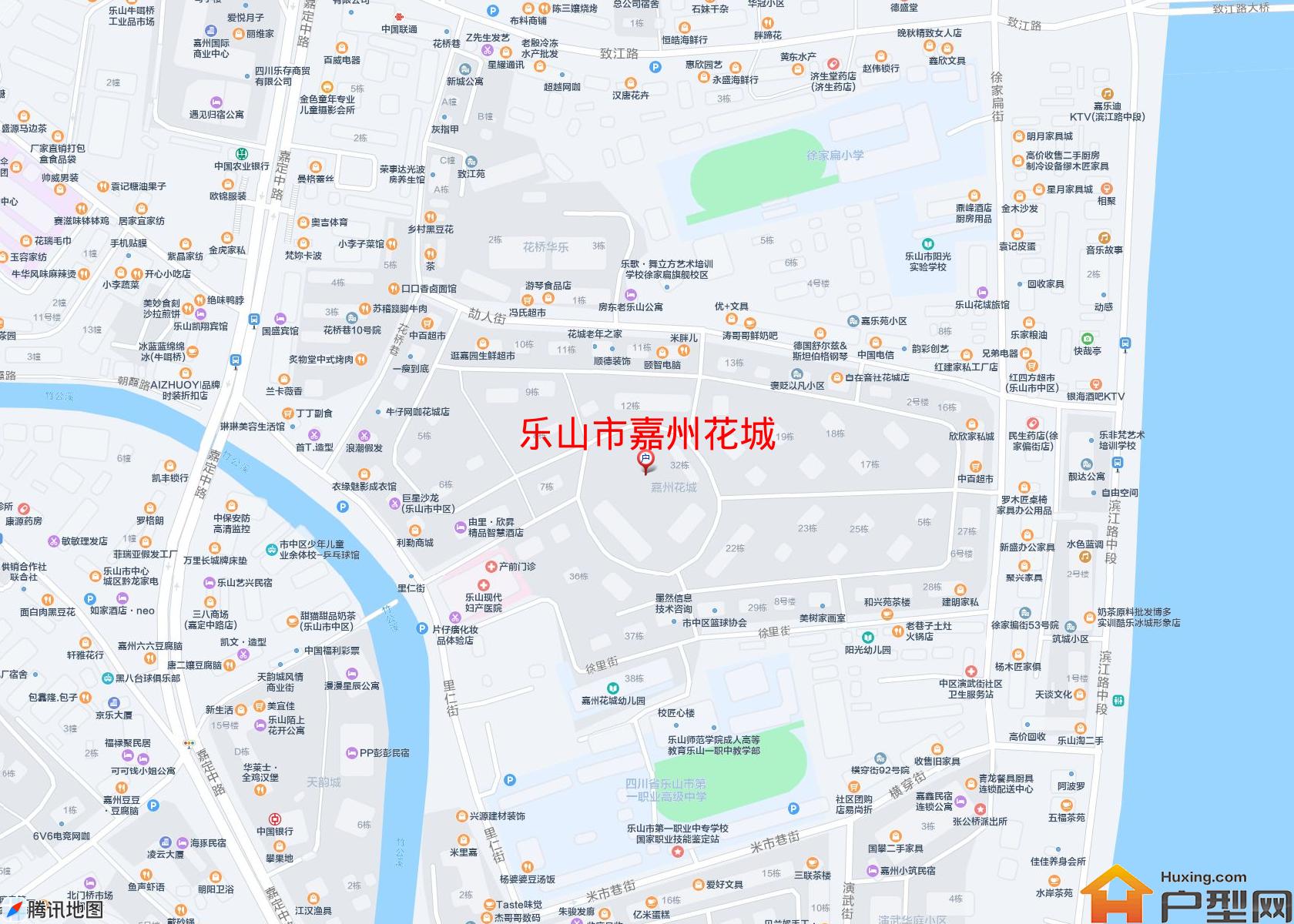 嘉州花城小区 - 户型网