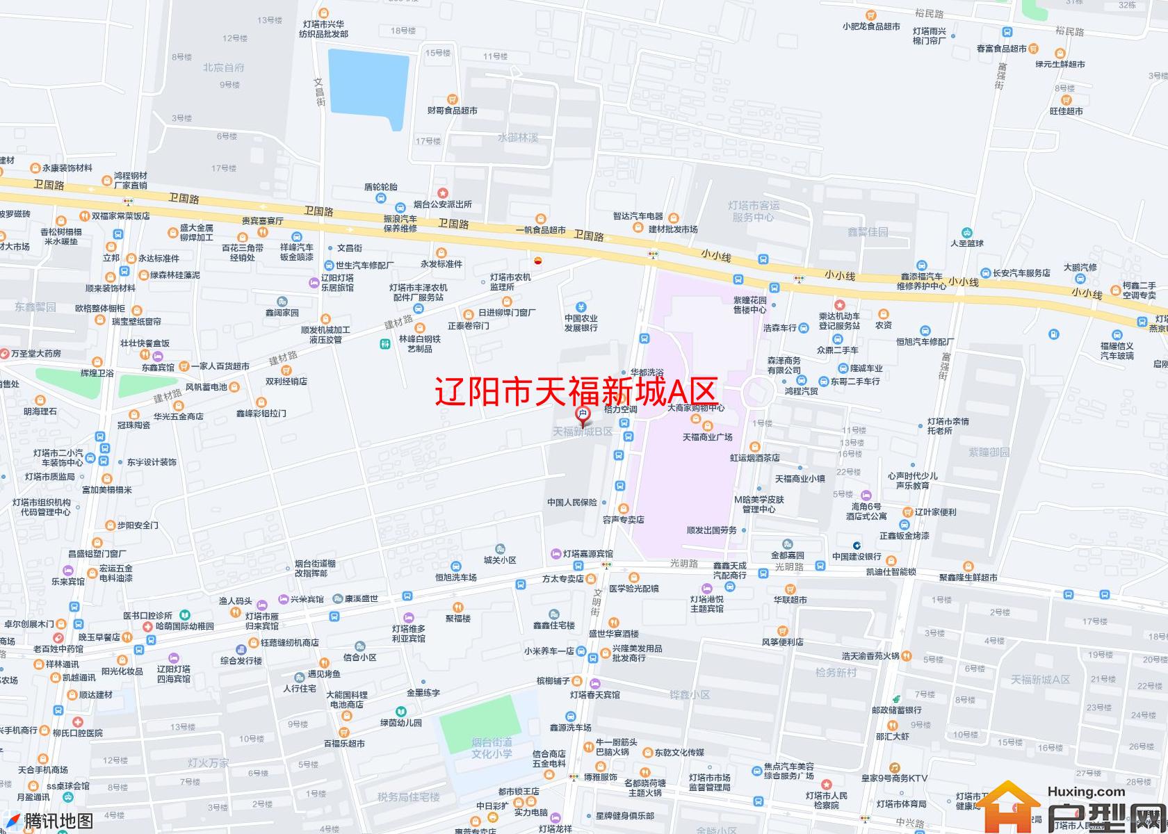 天福新城A区小区 - 户型网