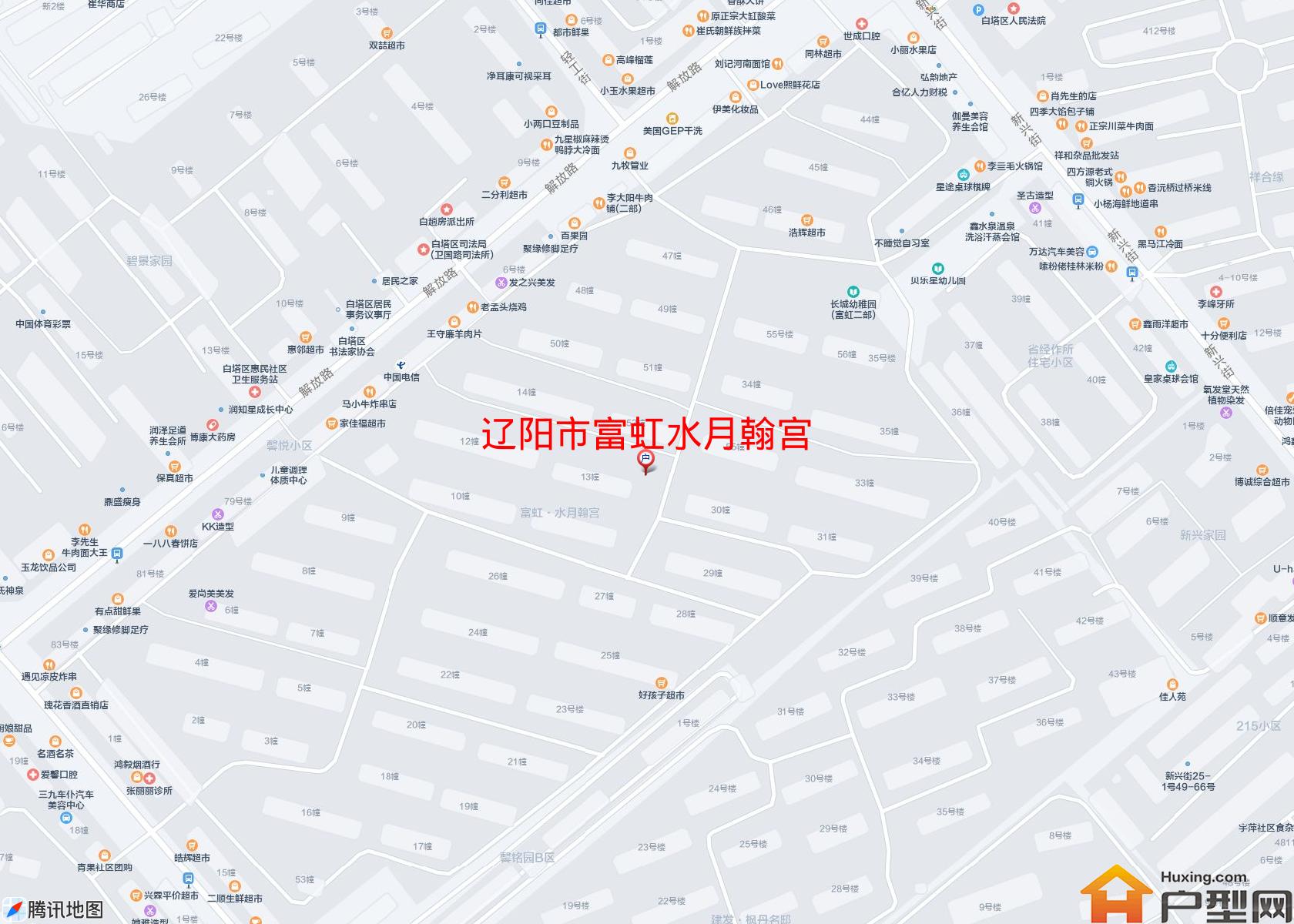 富虹水月翰宫小区 - 户型网