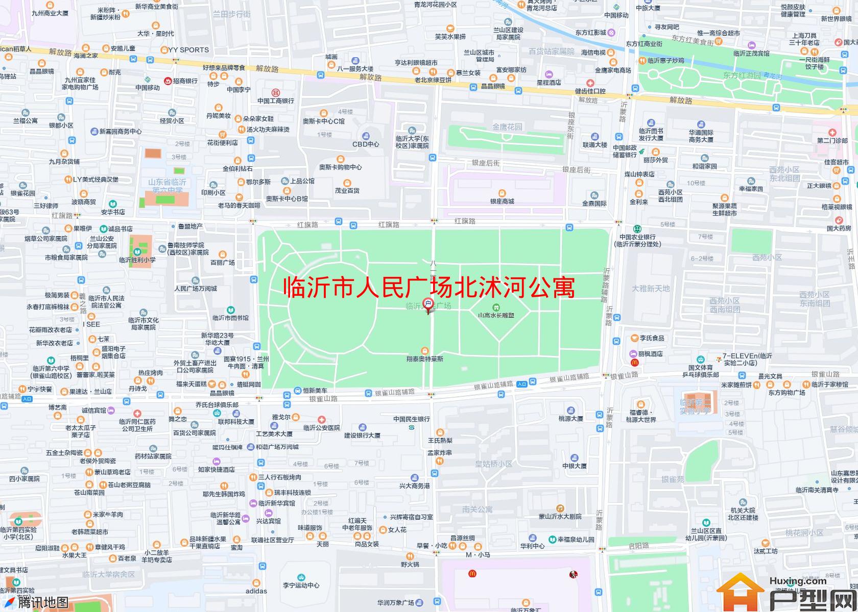 人民广场北沭河公寓小区 - 户型网