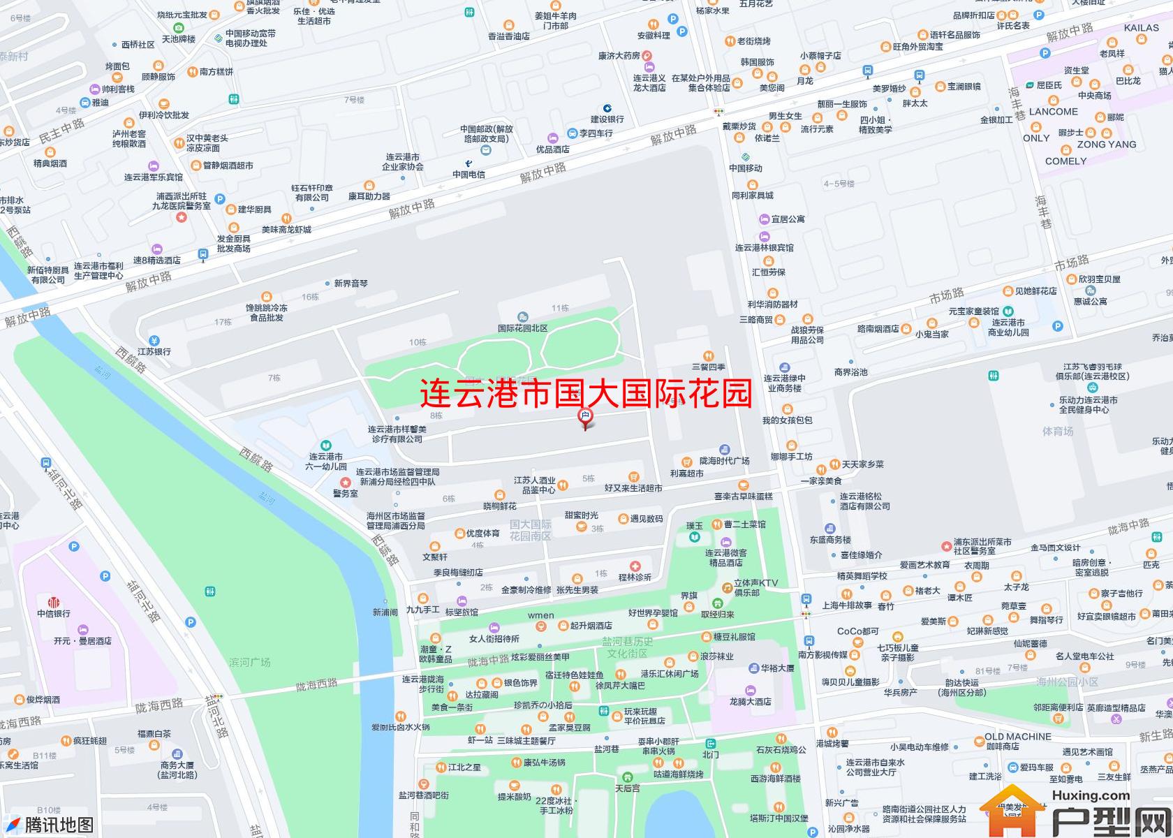 国大国际花园小区 - 户型网