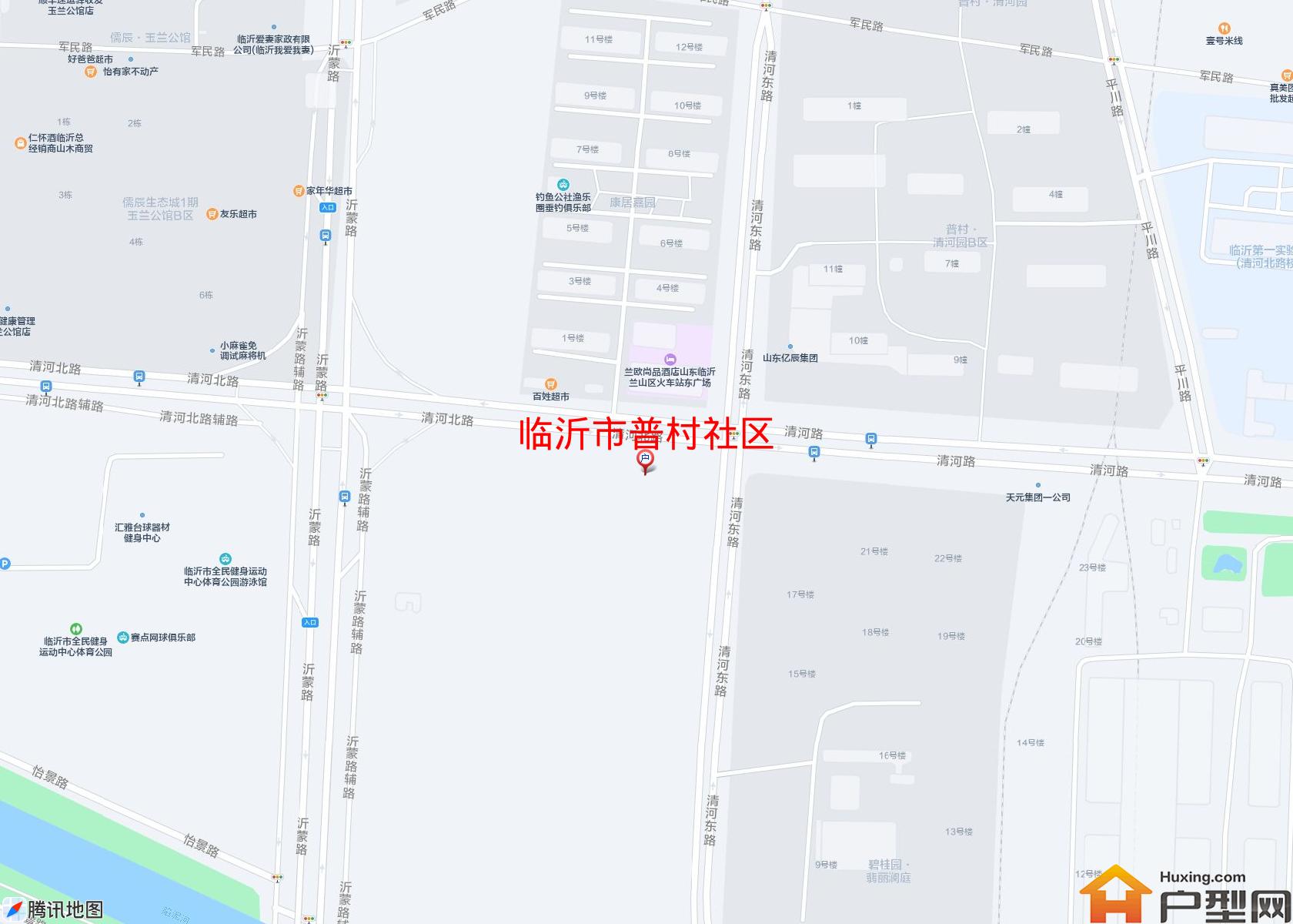普村社区小区 - 户型网