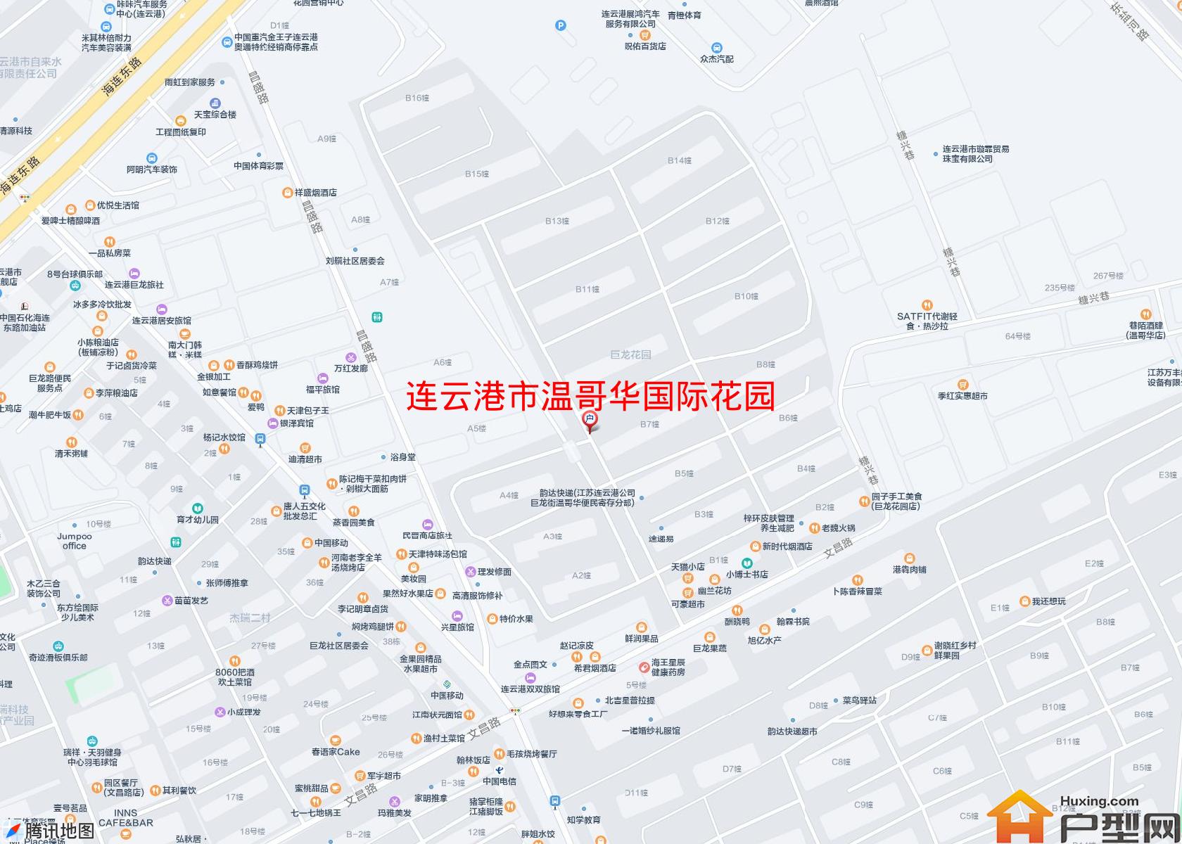 温哥华国际花园小区 - 户型网
