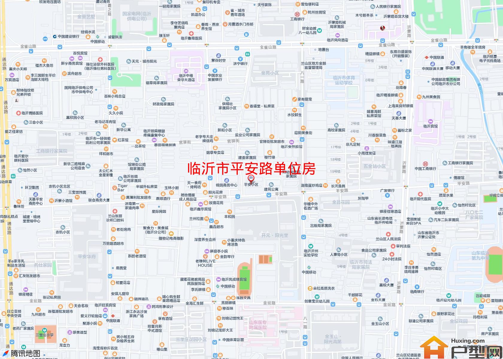 平安路单位房小区 - 户型网