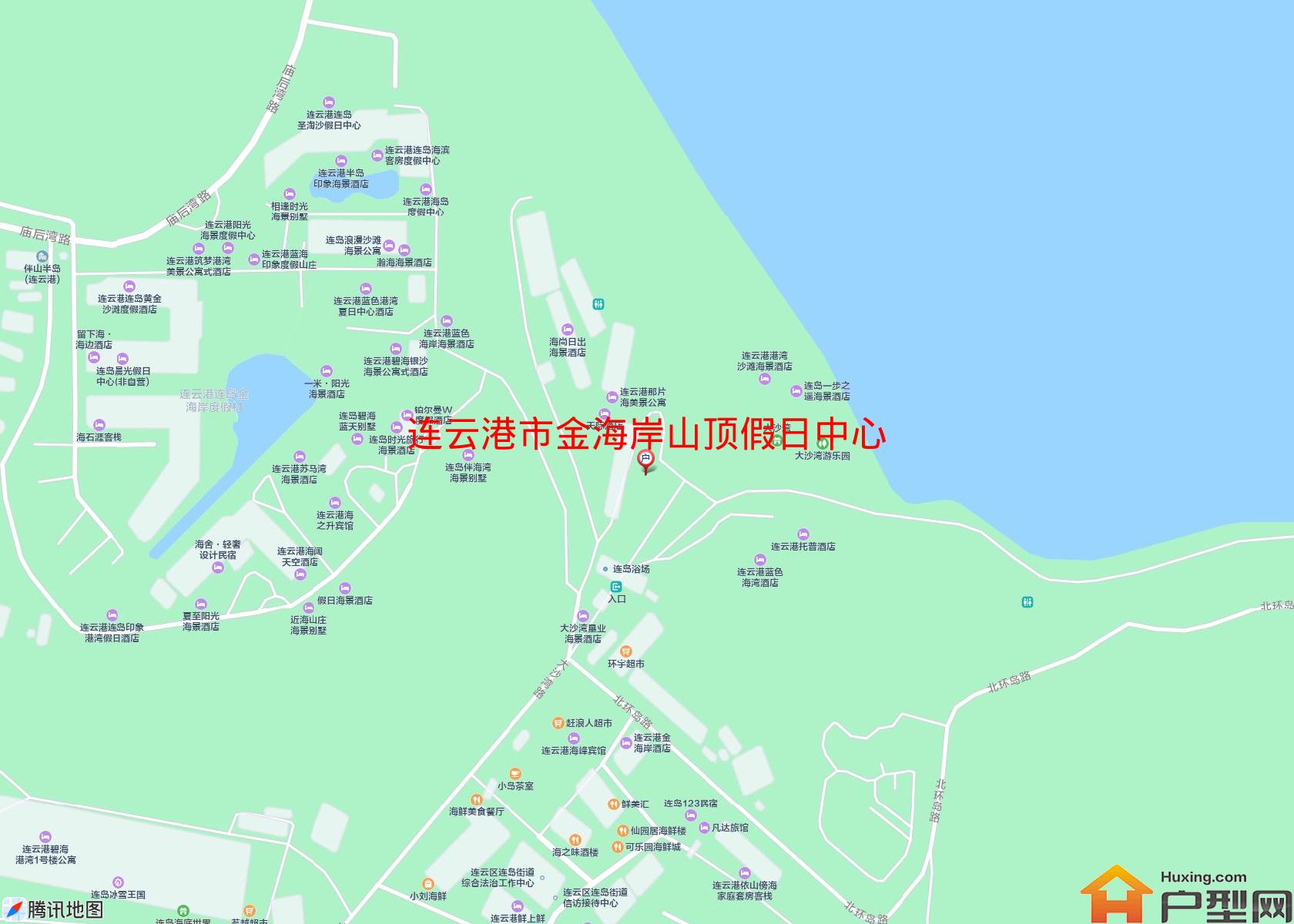 金海岸山顶假日中心小区 - 户型网