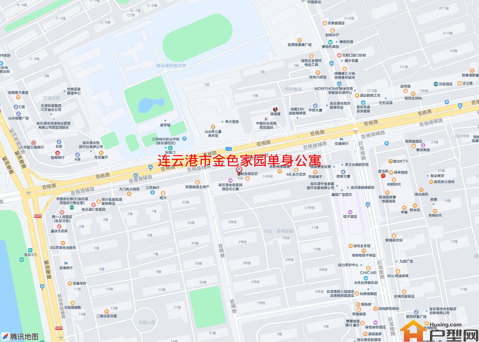 金色家园单身公寓小区 - 户型网