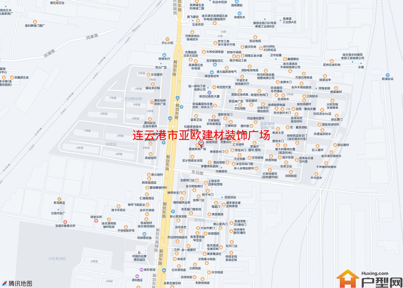 亚欧建材装饰广场小区 - 户型网