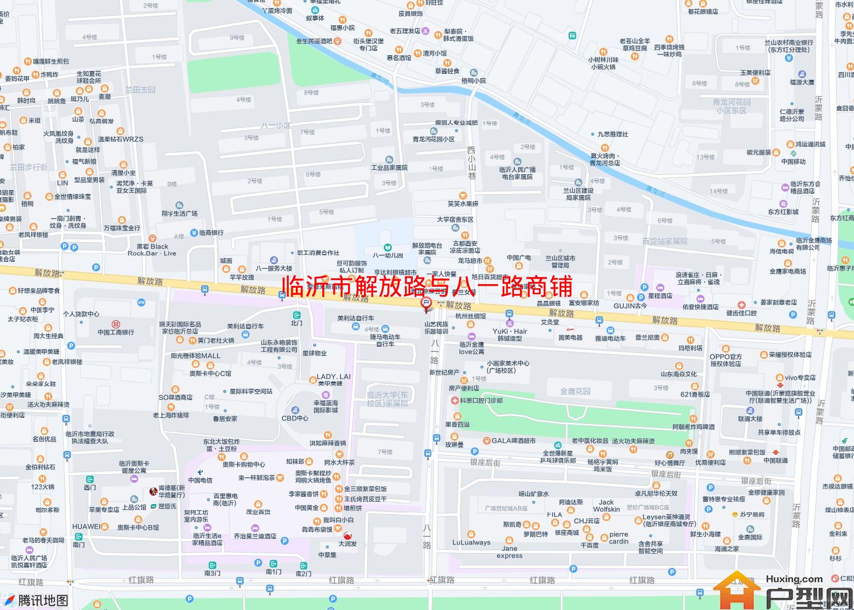 解放路与八一路商铺小区 - 户型网