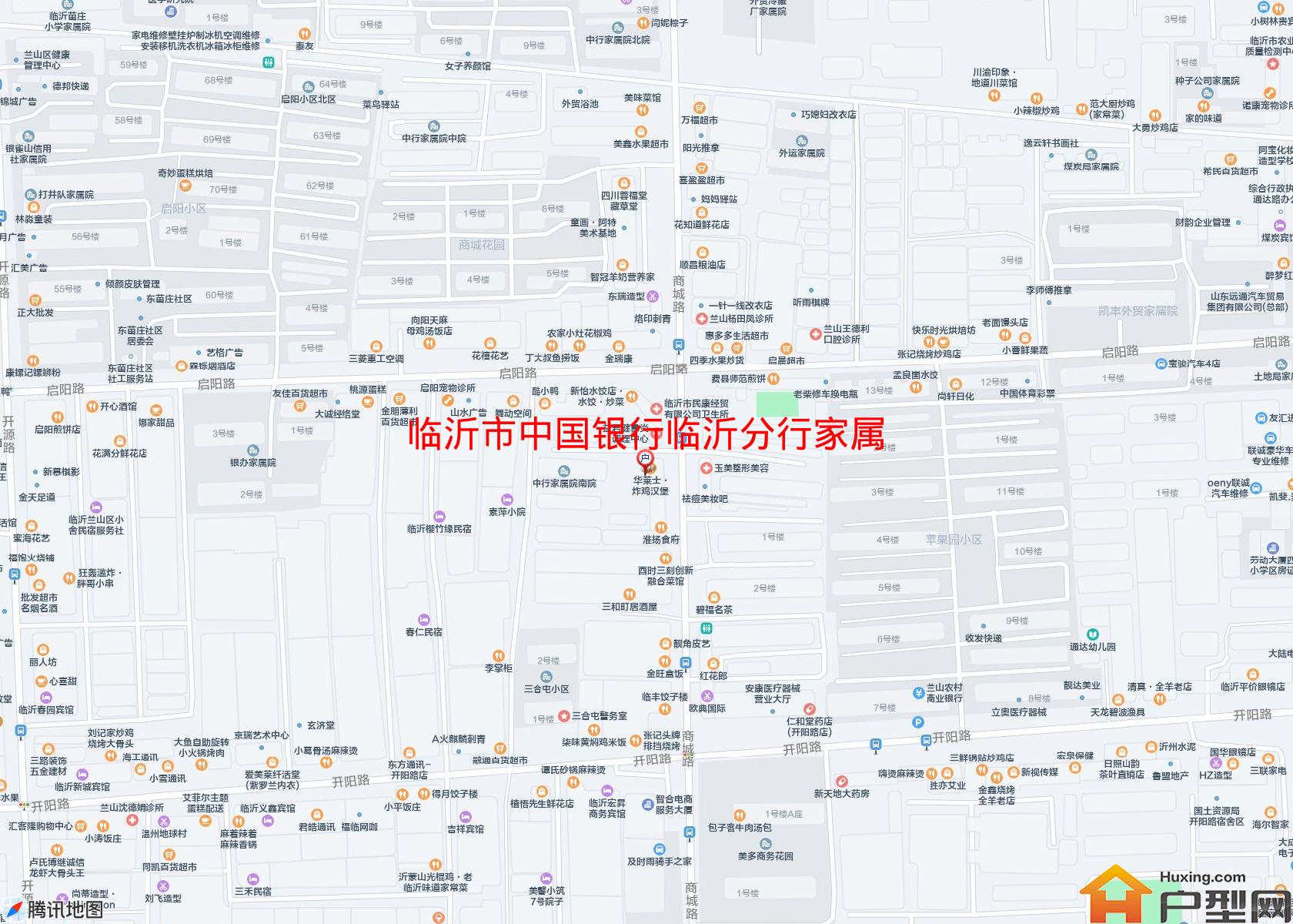 中国银行临沂分行家属院小区 - 户型网