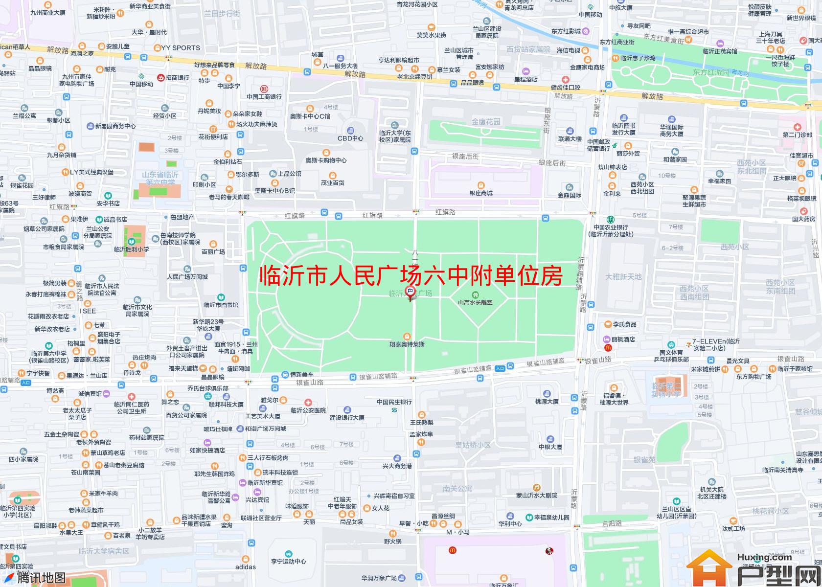 人民广场六中附单位房小区 - 户型网