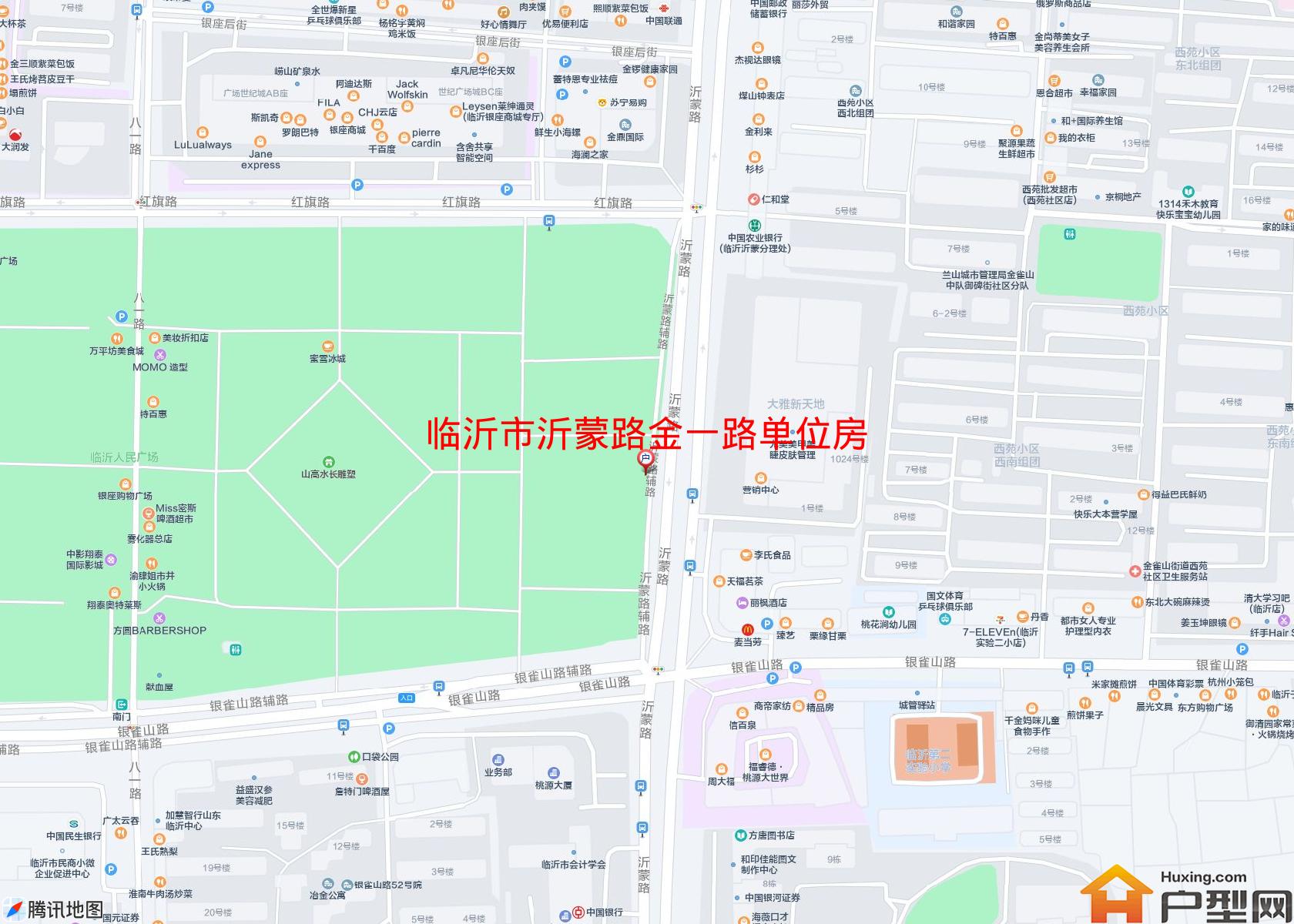 沂蒙路金一路单位房小区 - 户型网