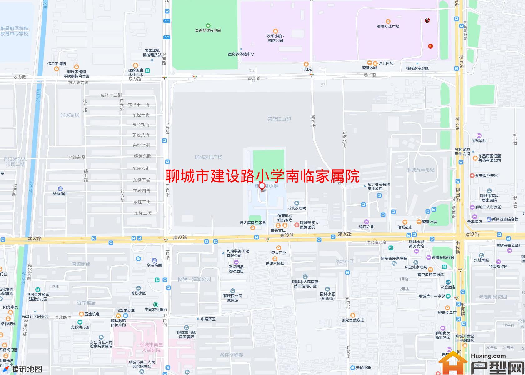 建设路小学南临家属院小区 - 户型网