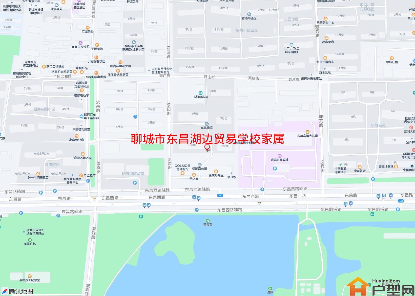 东昌湖边贸易学校家属小区 - 户型网