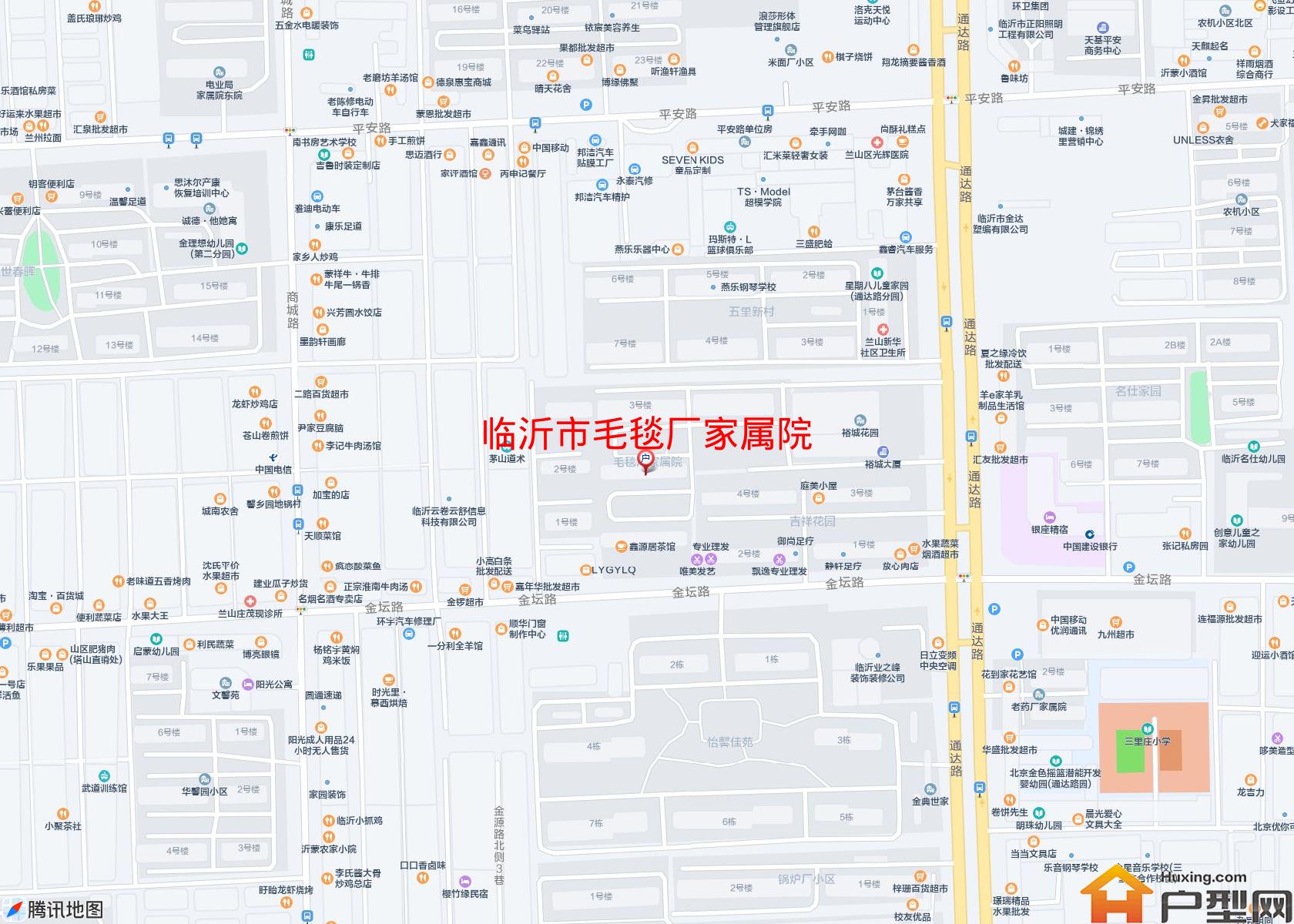 毛毯厂家属院小区 - 户型网
