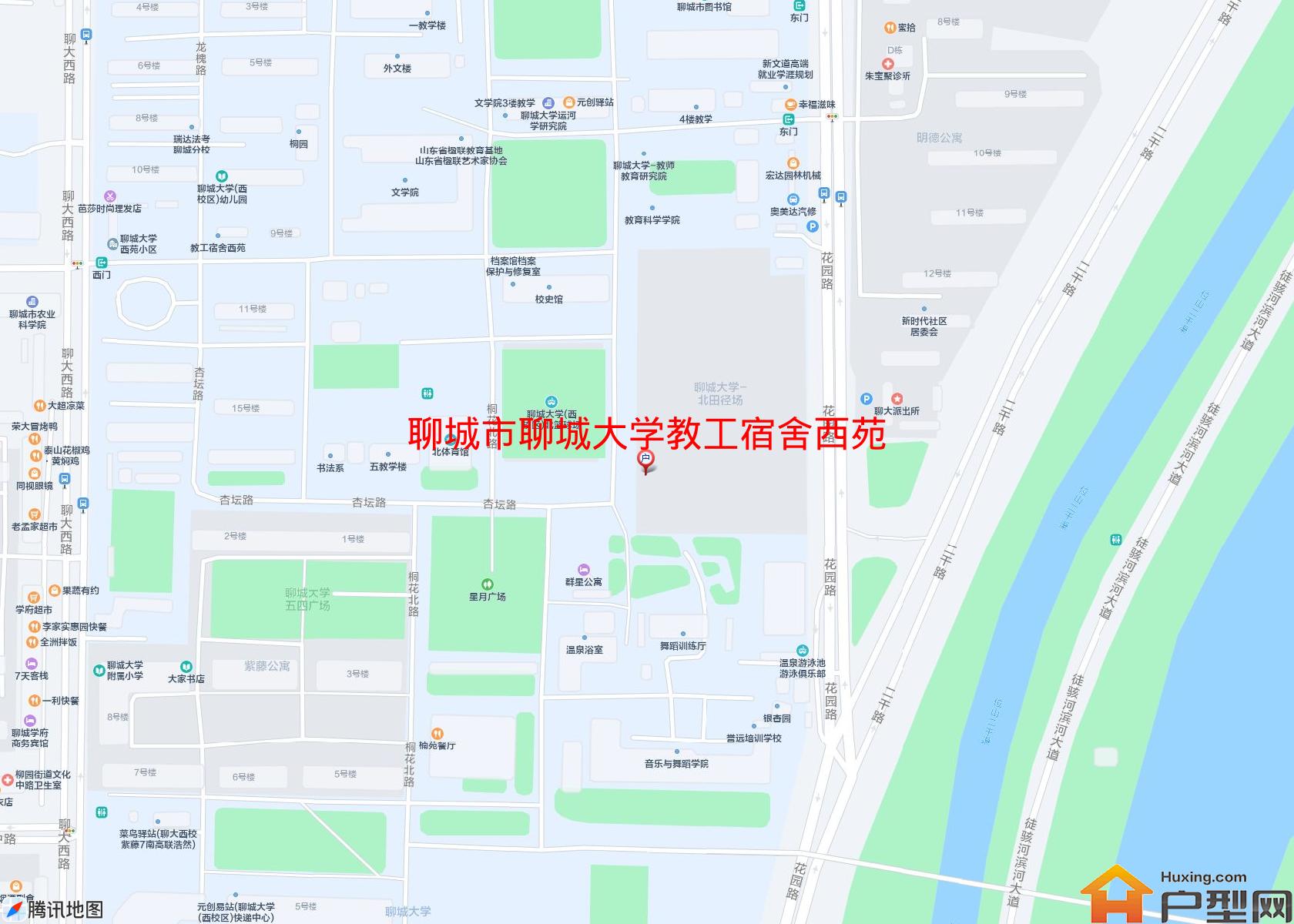 聊城大学教工宿舍西苑小区 - 户型网