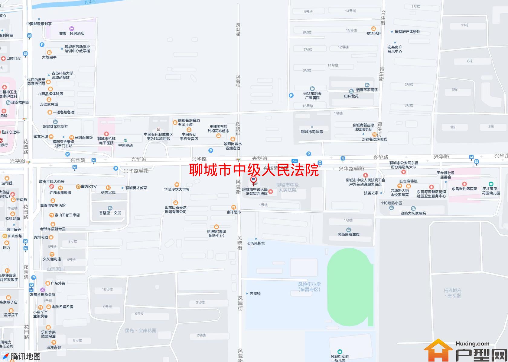 中级人民法院小区 - 户型网