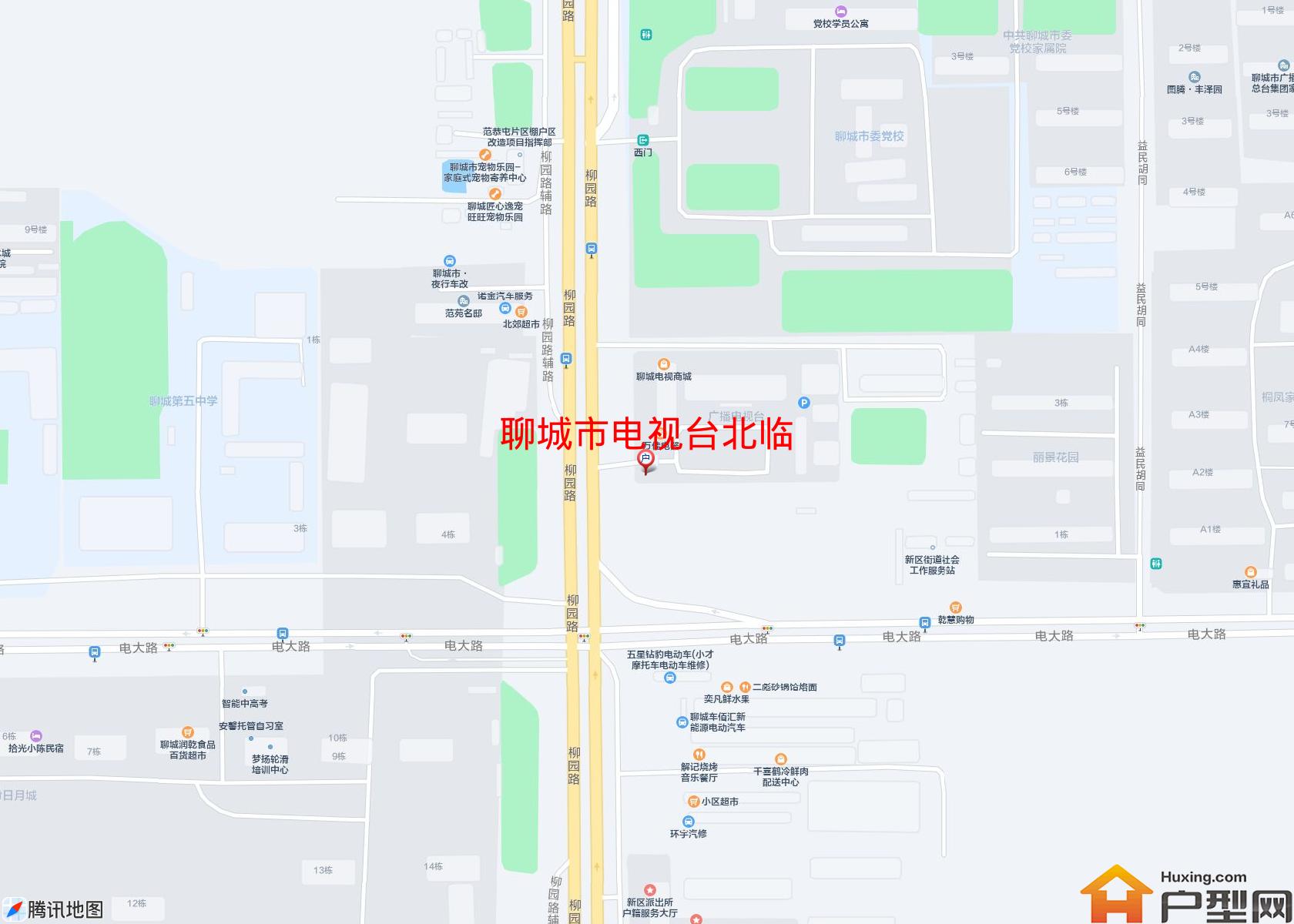 电视台北临小区 - 户型网