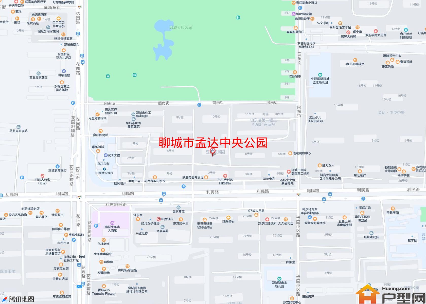 孟达中央公园小区 - 户型网
