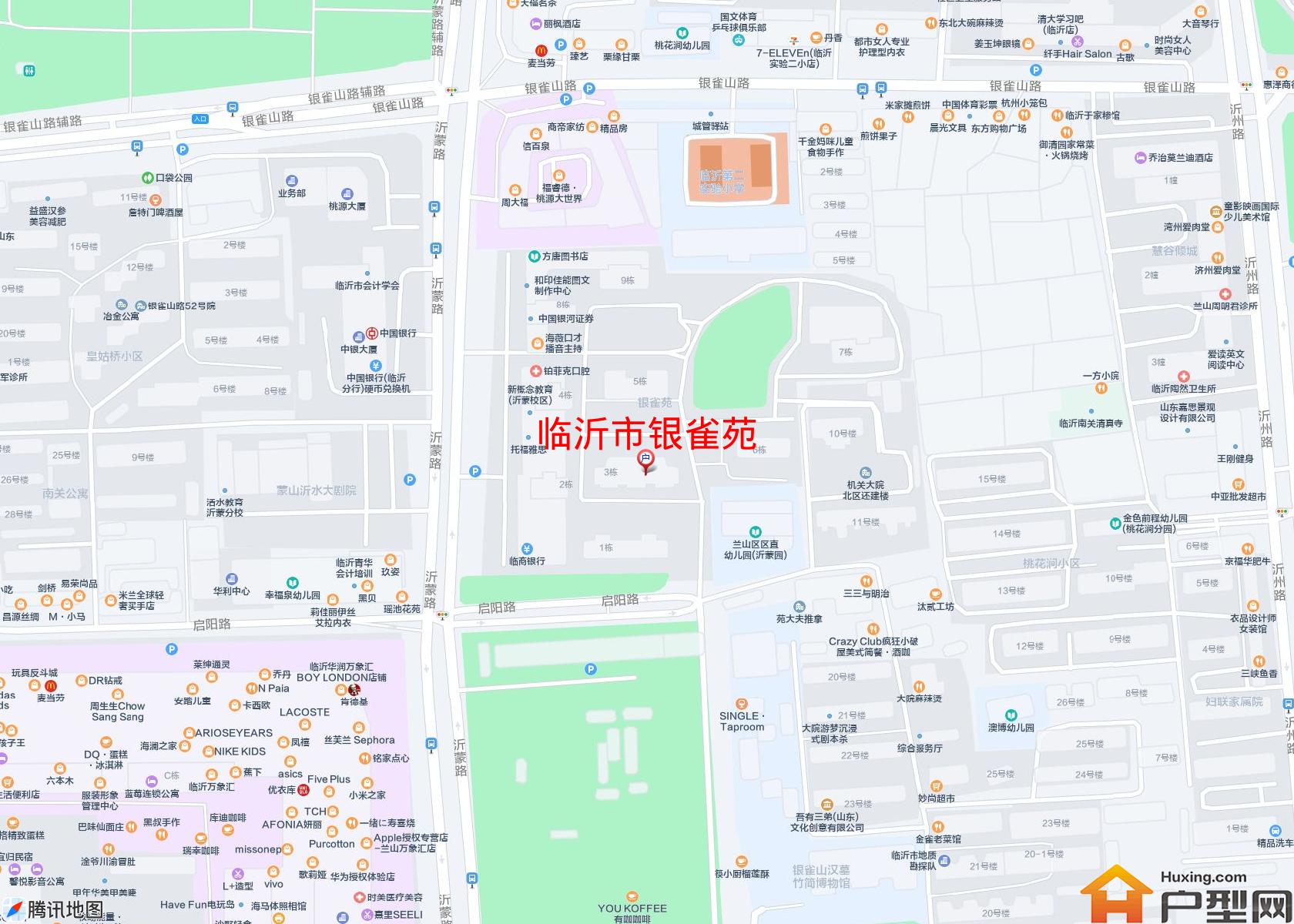银雀苑小区 - 户型网