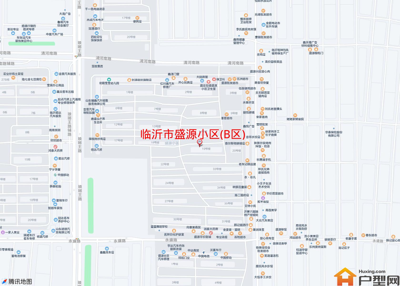 盛源小区(B区)小区 - 户型网