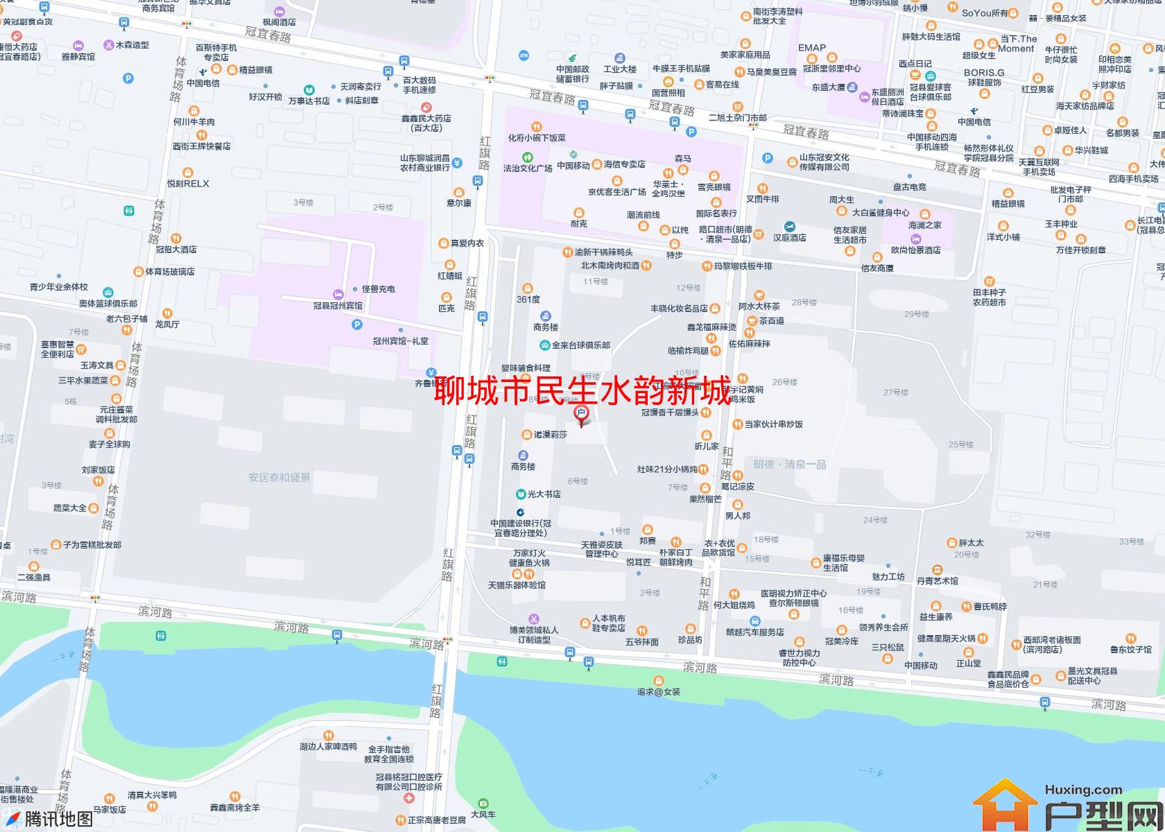 民生水韵新城小区 - 户型网