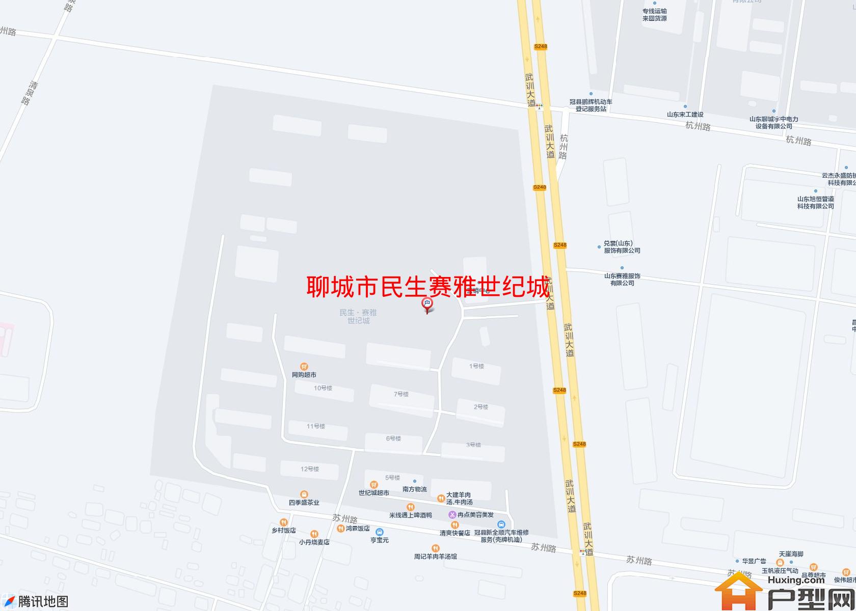 民生赛雅世纪城小区 - 户型网