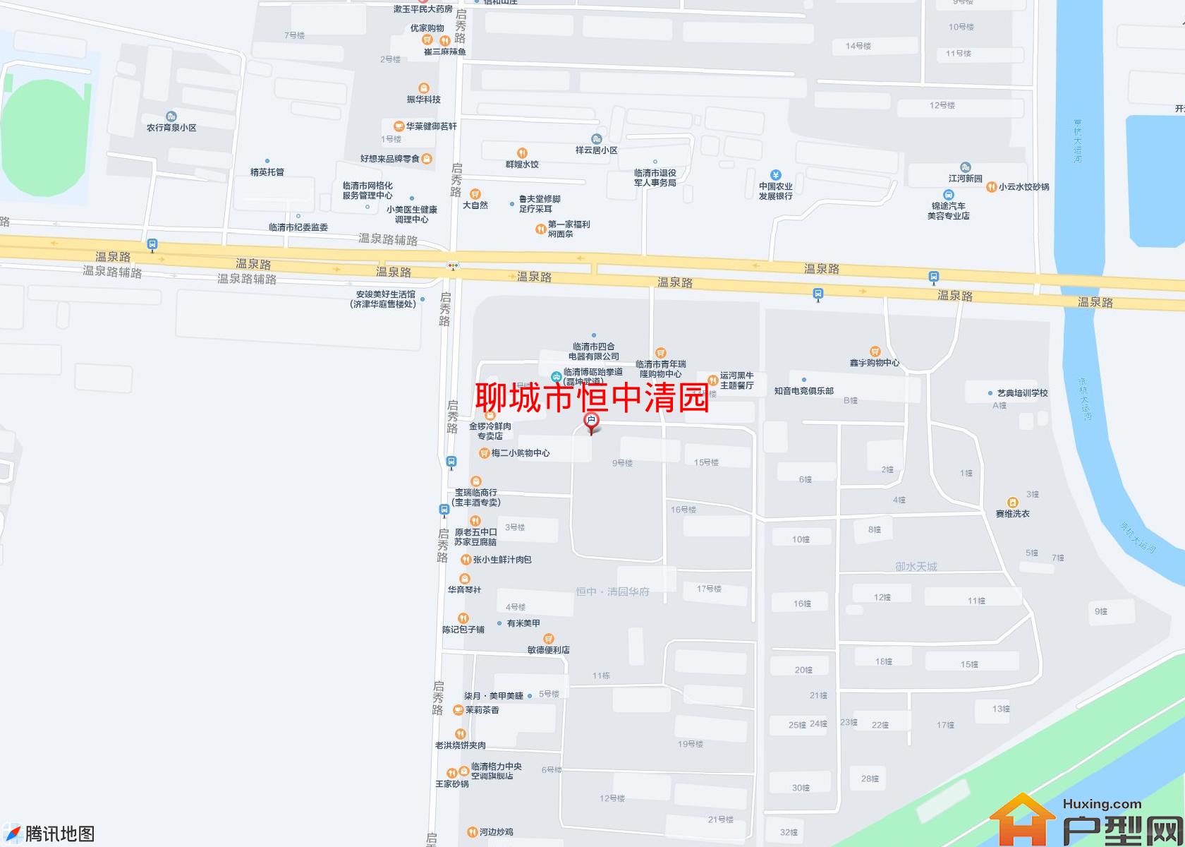 恒中清园小区 - 户型网
