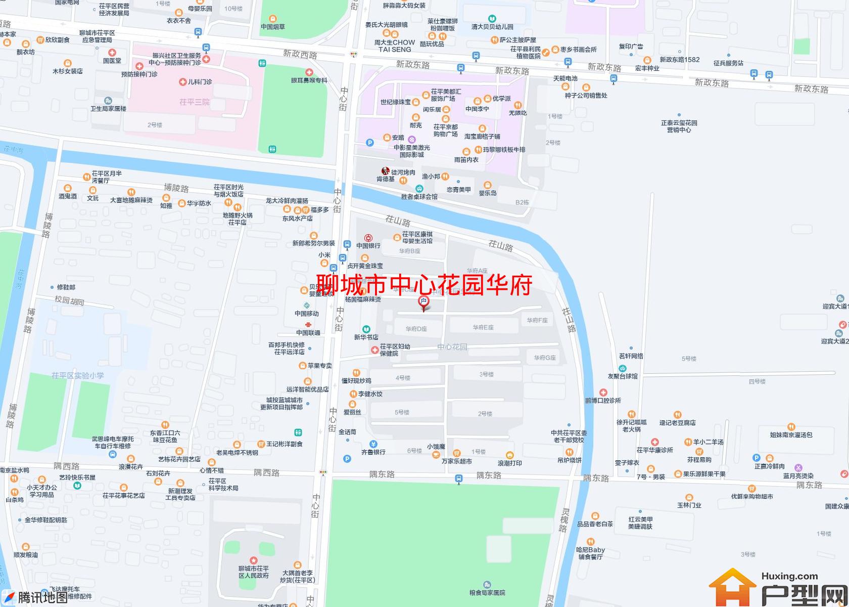 中心花园华府小区 - 户型网