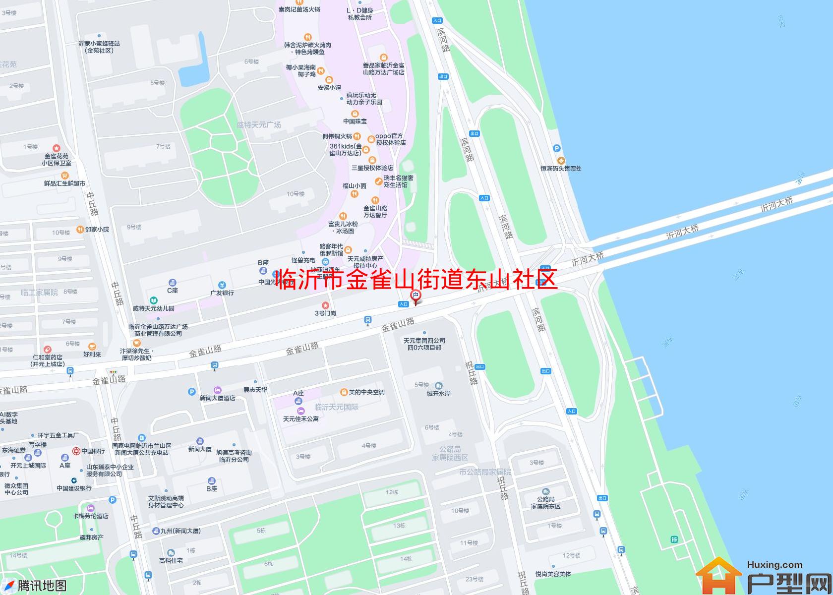 金雀山街道东山社区小区 - 户型网