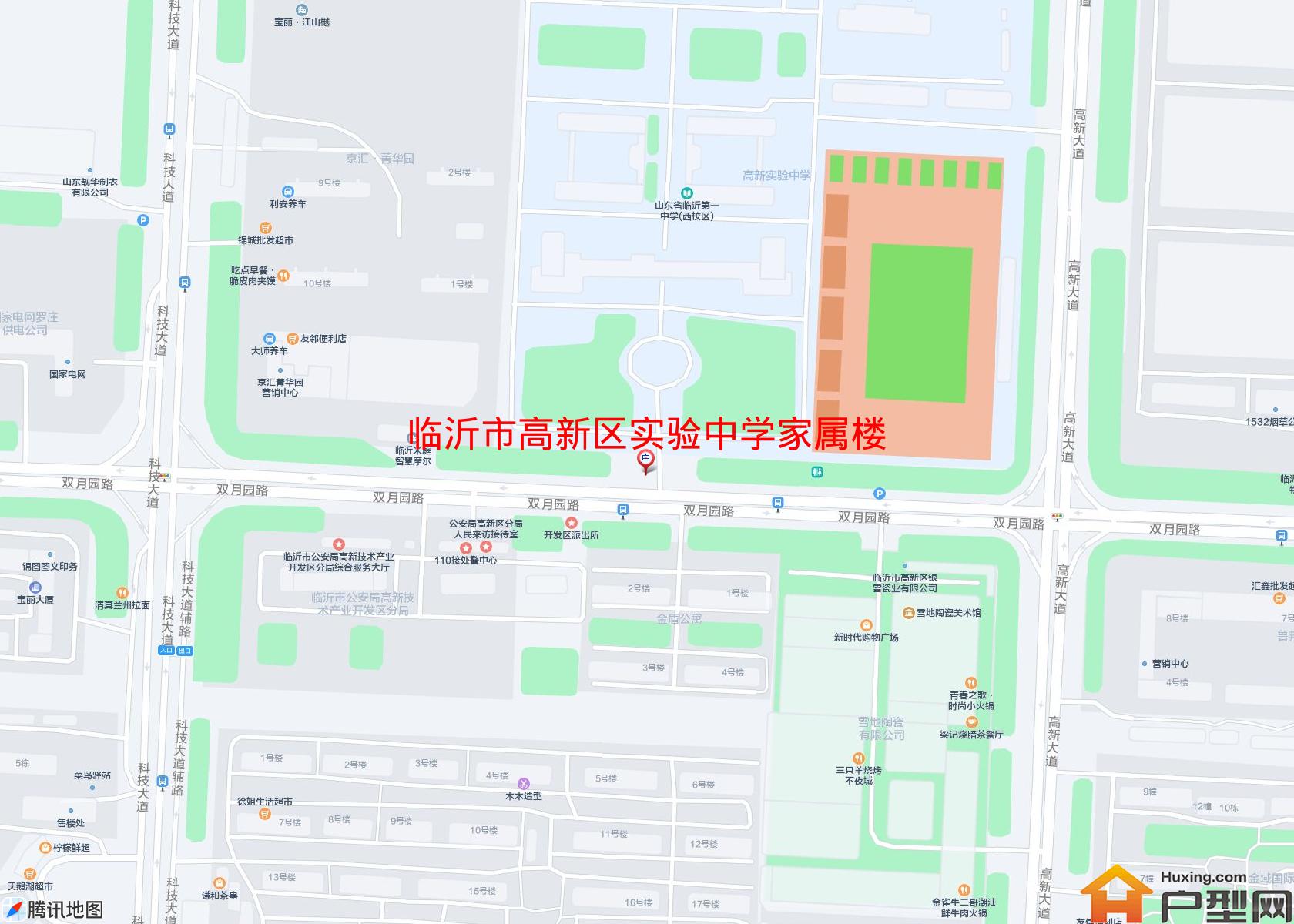 高新区实验中学家属楼小区 - 户型网