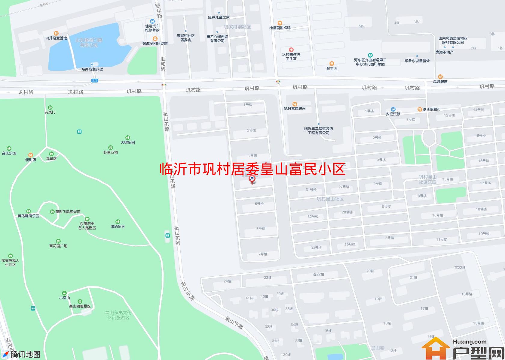 巩村居委皇山富民小区小区 - 户型网