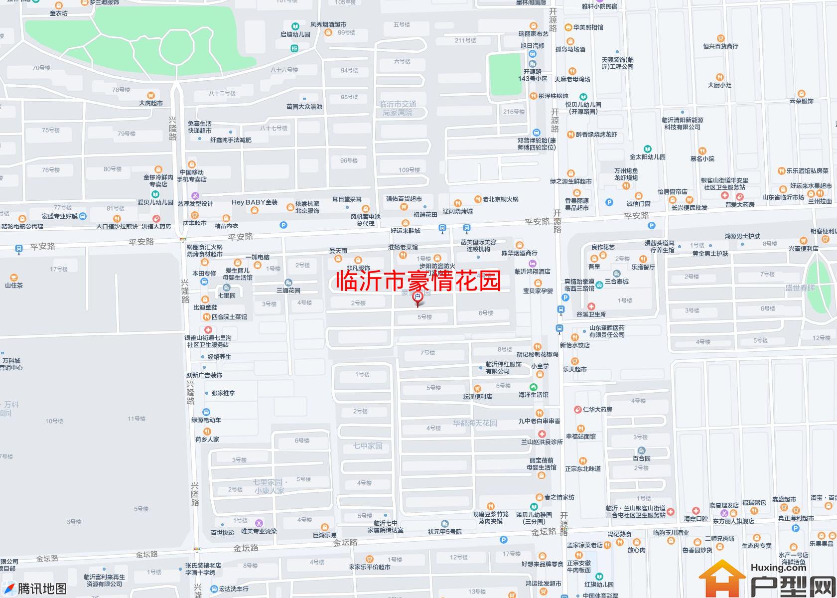 豪情花园小区 - 户型网